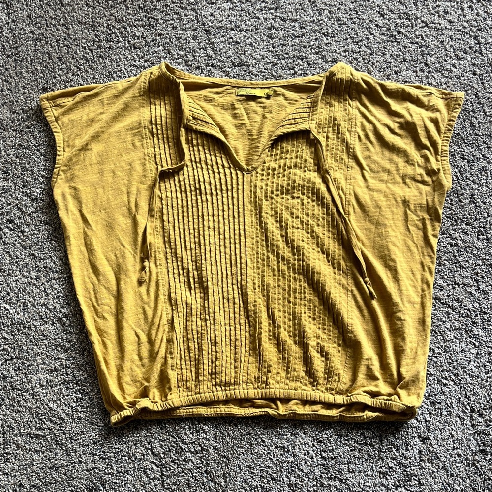 Prana Mustard Yellow Women's Blouse